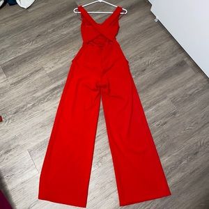 Red jumpsuit
